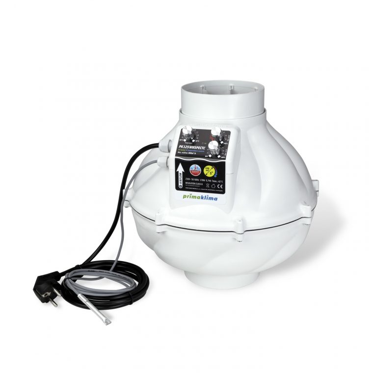 Prima Klima Whisperblower EC Thermocontrol | Ø 125mm | max. 800 m³/h | 170W | inkl. Kabel