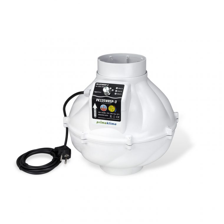 Prima Klima Whisperblower 3-Stufig | Ø 125mm | max. 530 m³/h | 57W | inkl. Kabel