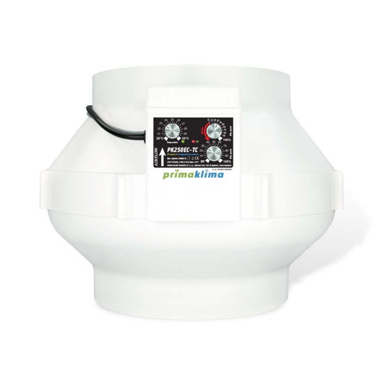 Prima Klima EC Radialventilator Thermocontrol | Ø 250mm | 1450 m³/h | 170W